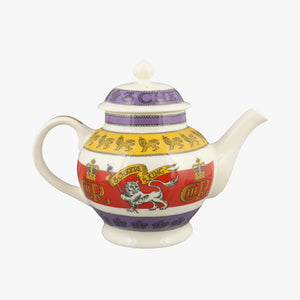 Emma Bridgewater 3 Cheers For King Charles III 4 Mug Teapot