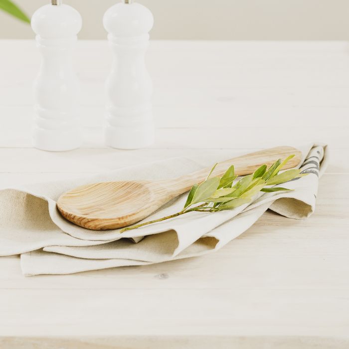 Just Slate Olive Wood Large Serve Spoon