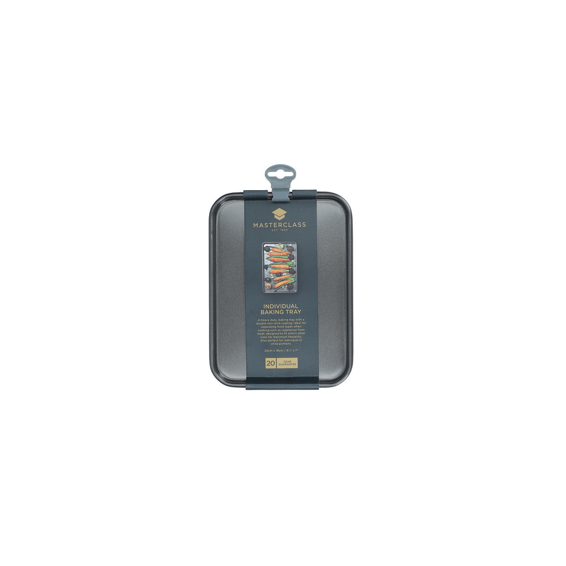 MasterClass Non-Stick 24cm x 18cm Baking Tray