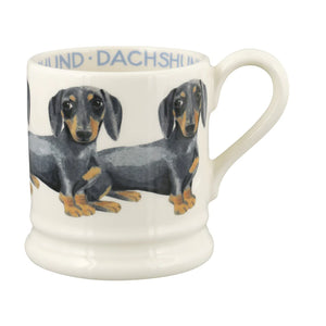 Emma Bridgewater Dogs Black & Tan Dachshund Half Pint Mug