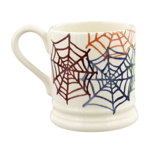 Emma Bridgewater Halloween Cobwebs Half Pint Mug Sale Abraxas