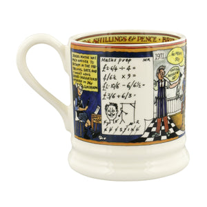 Emma Bridgewater Pounds & Shillings Half Pint Mug- Sale