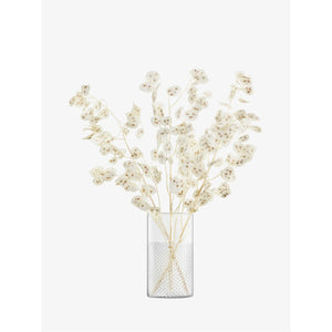 LSA Wicker Clear 25cm Vase