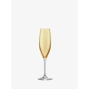 LSA Metallic Polka Champagne Glasses