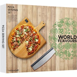 KitchenCraft World of Flavours Pizza Serving Set