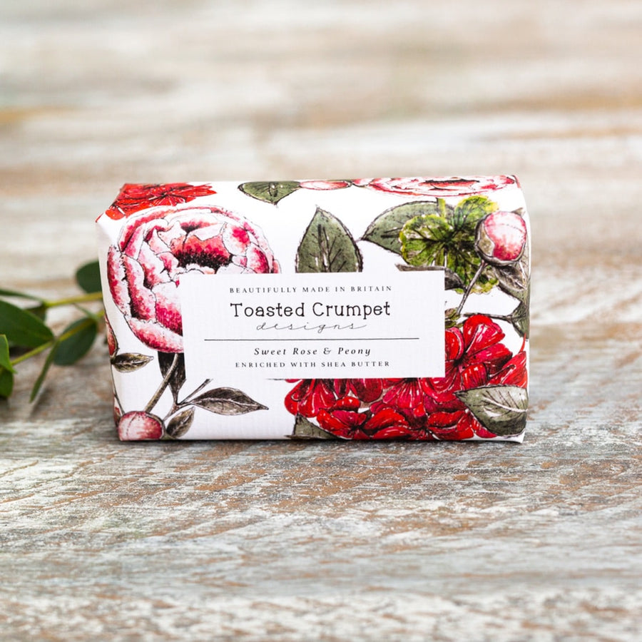 Toasted Crumpet Sweet Rose & Peony Soap