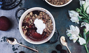 Apple & Blackberry Crumble