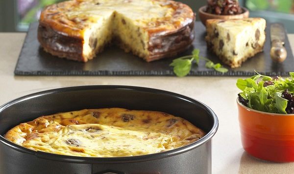 Savoury Chestnut Cheesecake with Onion Marmalade Recipe