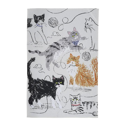 Ulster Weavers Feline Friends Tea Towel