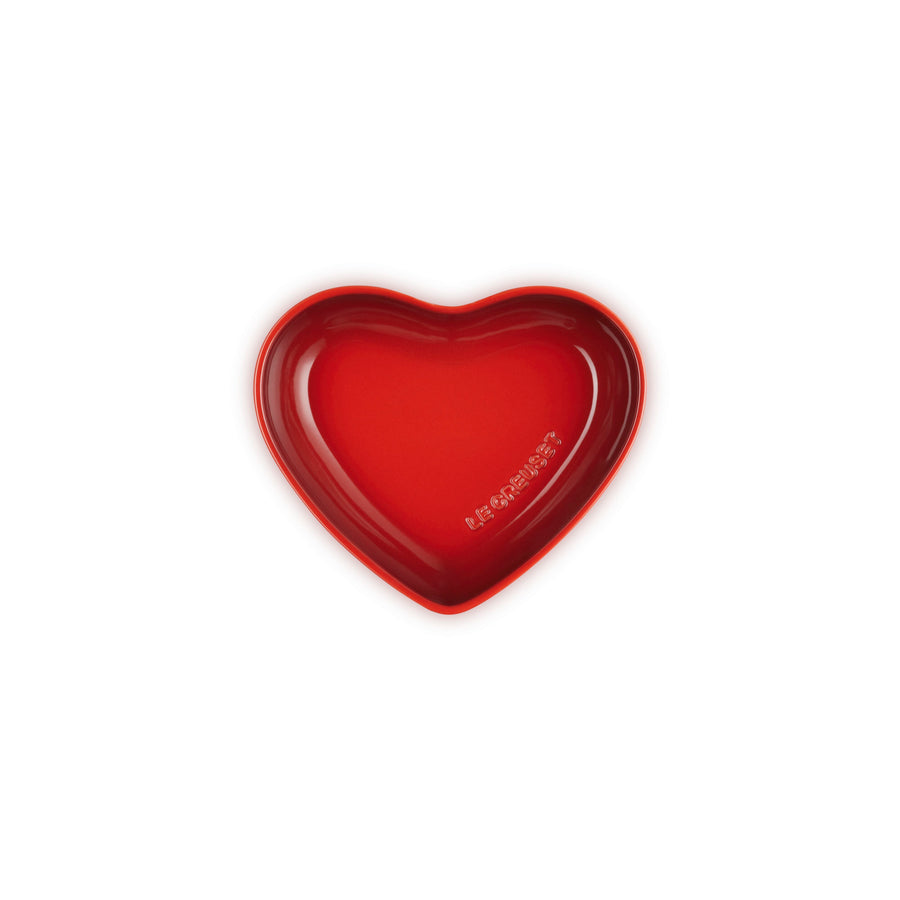 Le Creuset Stoneware Heart Bowl 20cm Cerise