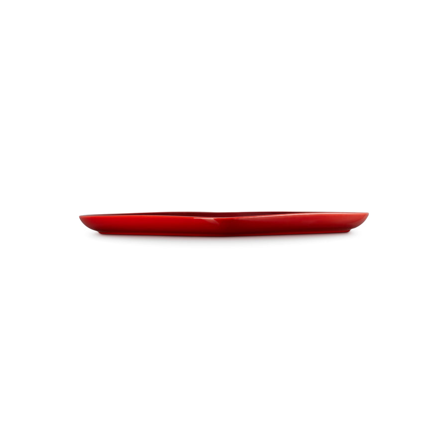 Le Creuset Stoneware Heart Serving Platter 32cm Cerise