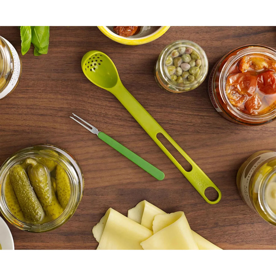 Joseph Joseph Scoop&Pick™ 2-piece Green Antipasti Set