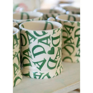 Emma Bridgewater Green D.A.D Half Pint Mug