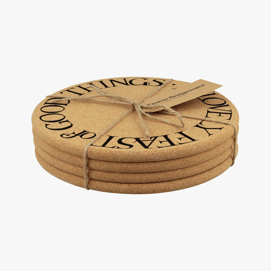 Emma Bridgewater Cork Lovely Feast Set of 4 Placemats