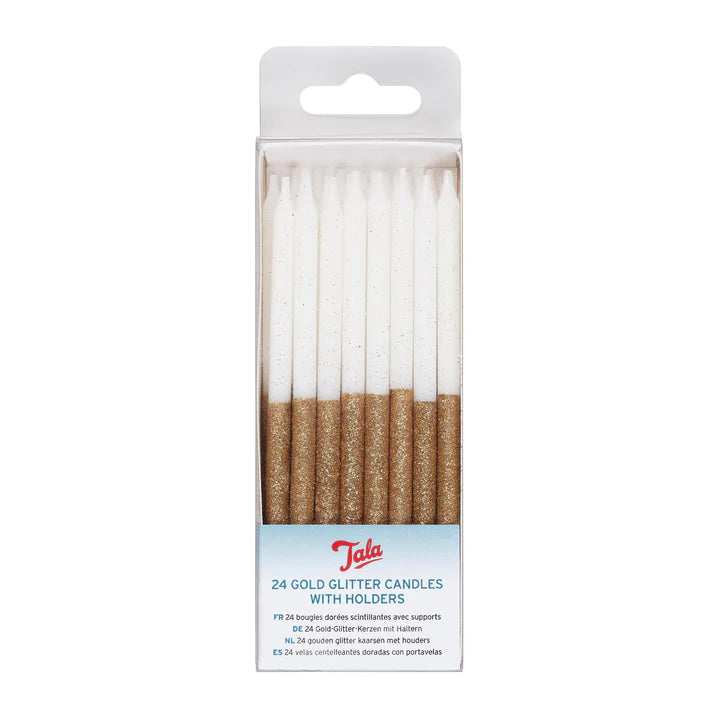 Dayes Tala Gold Glitter Candles