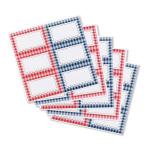 Dayes Tala Gingham Preserve Labels