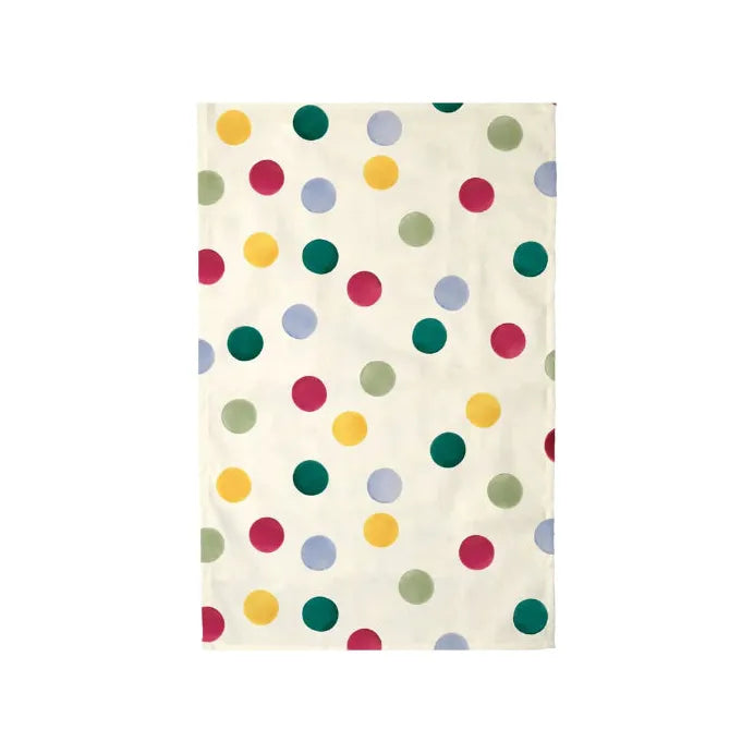 Emma Bridgewater Big Polka Dot Double Oven Glove & Tea Towel Set