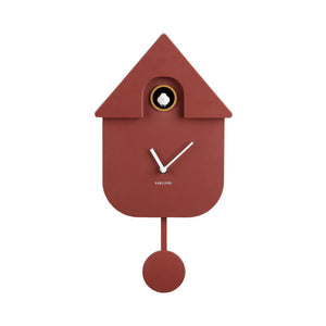 Karlsson Modern Cuckoo Red Wall Clock