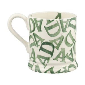 Emma Bridgewater Green D.A.D Half Pint Mug