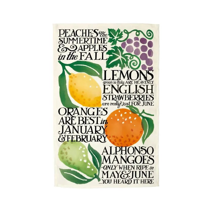 Emma Bridgewater Black Toast Fruits Tea Towel
