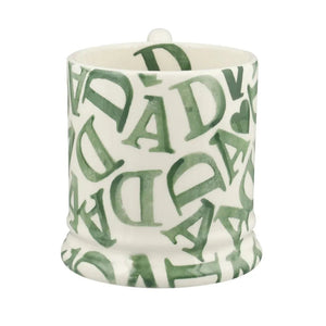 Emma Bridgewater Green D.A.D Half Pint Mug