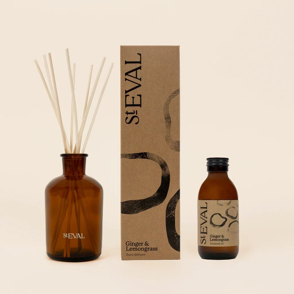St. Eval Ginger & Lemongrass Reed Diffuser