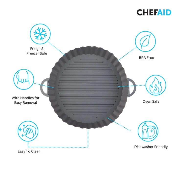 Dayes Silicone Round Air Fryer Liner