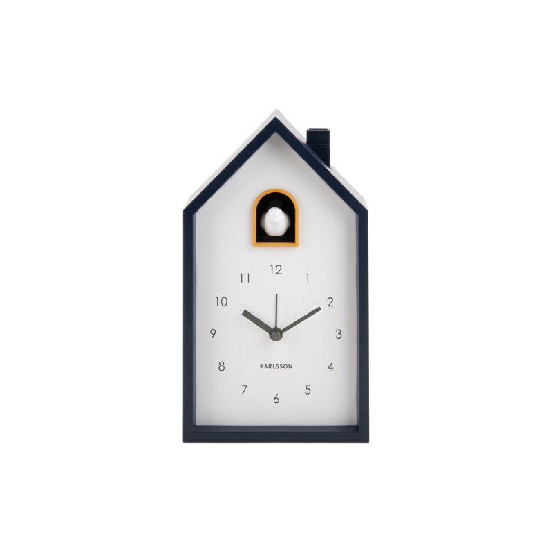 Karlsson Modern Cuckoo Dark Blue Alarm Clock