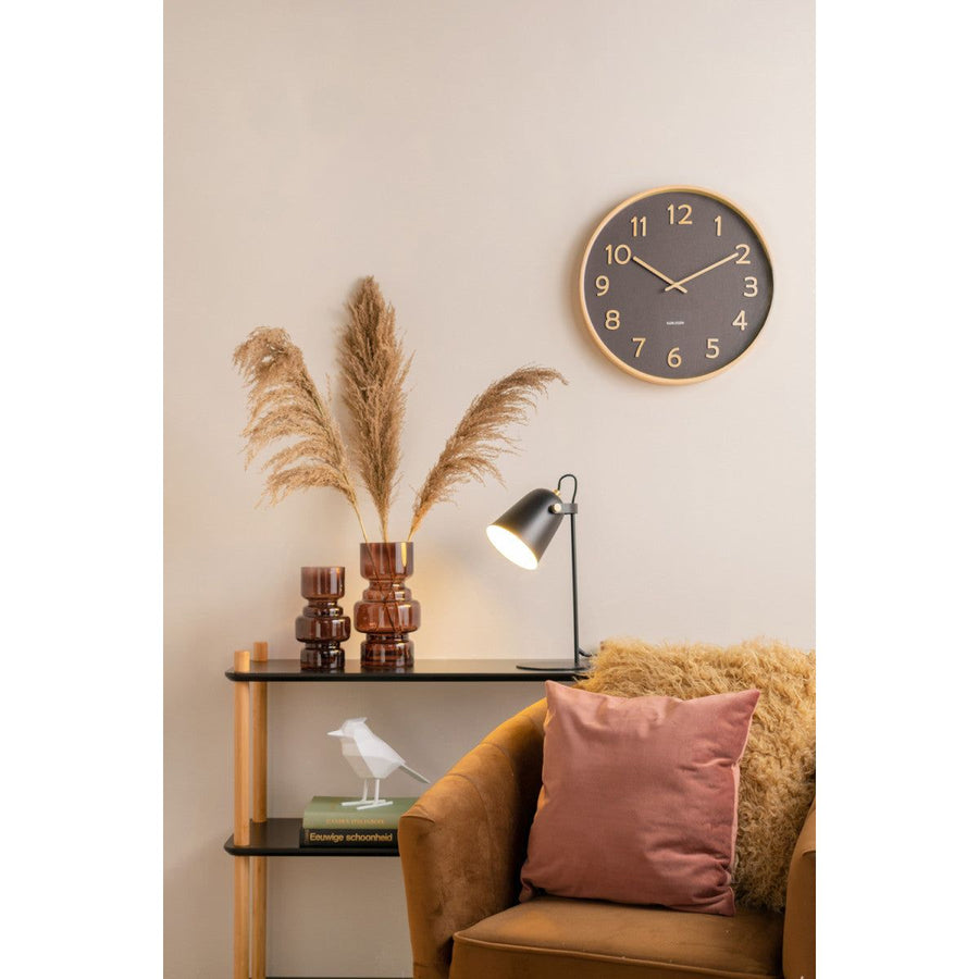 Karlsson Pure Black Medium Clock