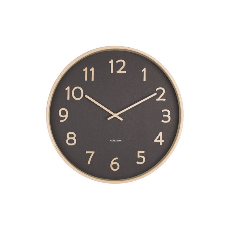 Karlsson Pure Black Medium Clock