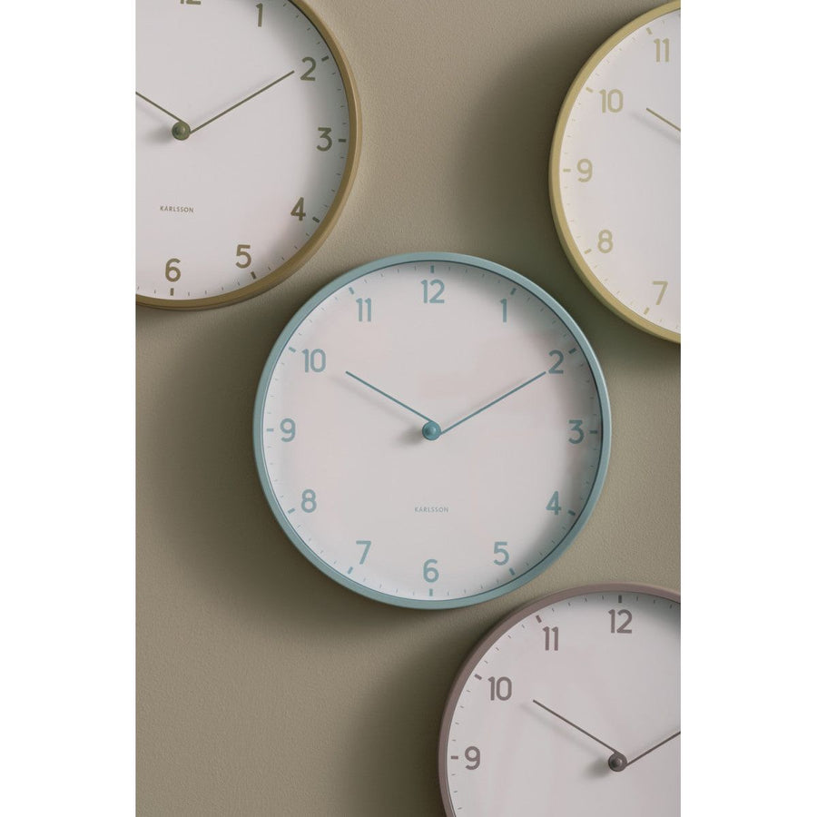 Karlsson Sencillez Army Green Wall Clock