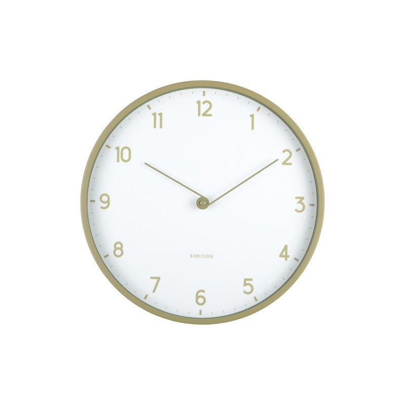 Karlsson Sencillez Tea Green Wall Clock