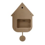 Karlsson Modern Cuckoo Mocha Brown Clock