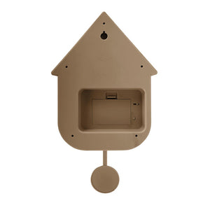 Karlsson Modern Cuckoo Mocha Brown Clock