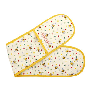 Emma Bridgewater Bumble Bee & Small Polka Dot Double Oven Glove