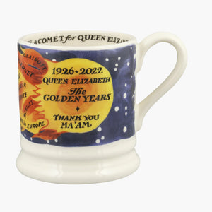 Emma Bridgewater Queen Elizabeth II Golden Years Half Pint Mug