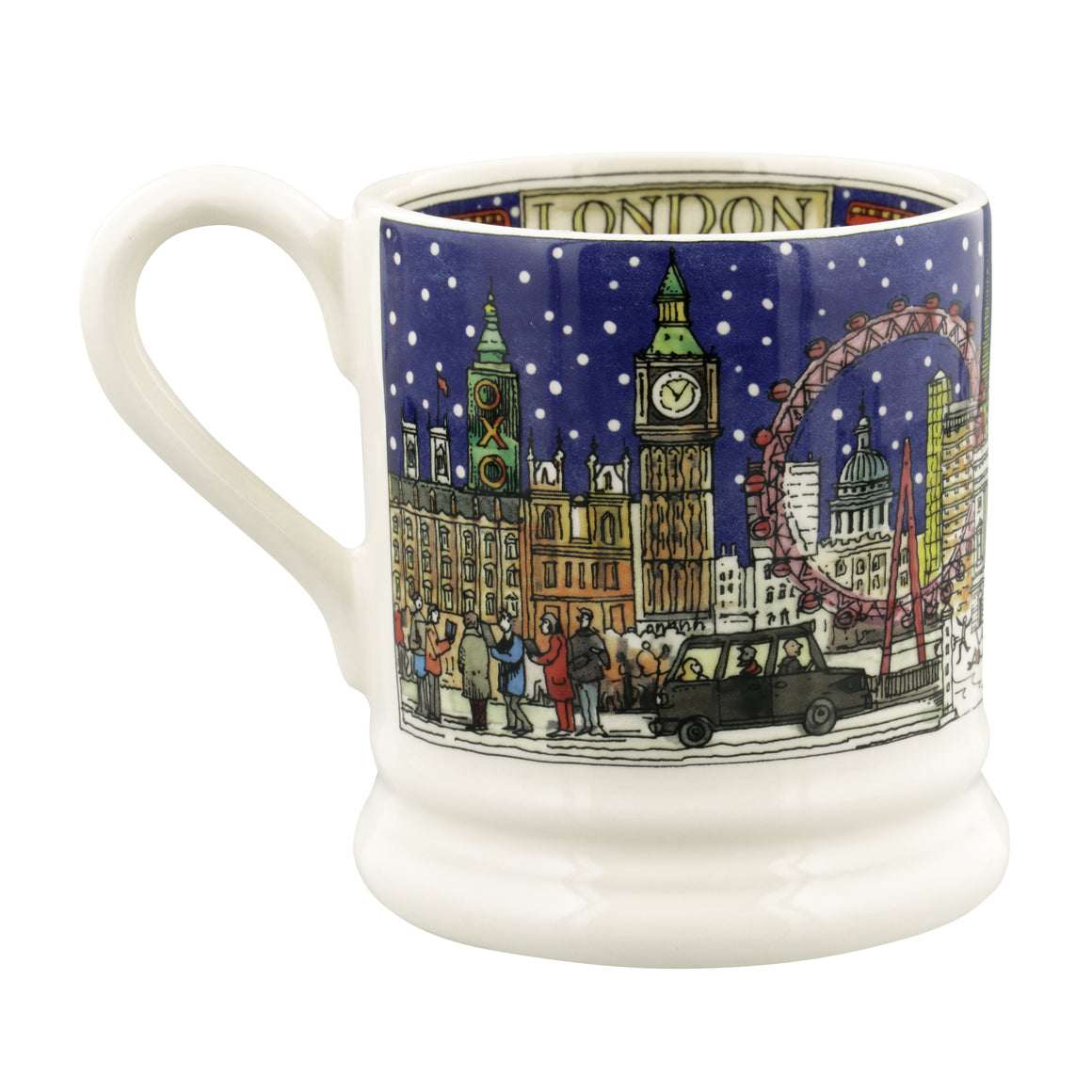Emma Bridgewater London at Christmas Half Pint Mug - Sale