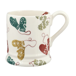 Emma Bridgewater Christmas Mittens Half Pint Mug - Sale