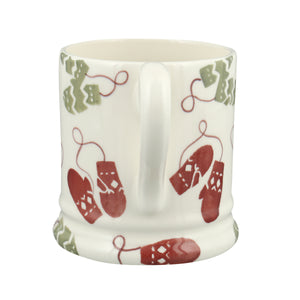 Emma Bridgewater Christmas Mittens Half Pint Mug - Sale