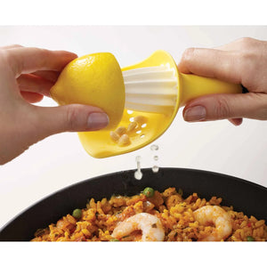 Joseph Joseph Catcher™ Yellow Citrus Reamer