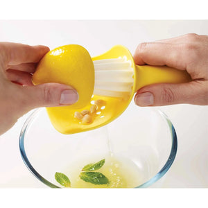 Joseph Joseph Catcher™ Yellow Citrus Reamer