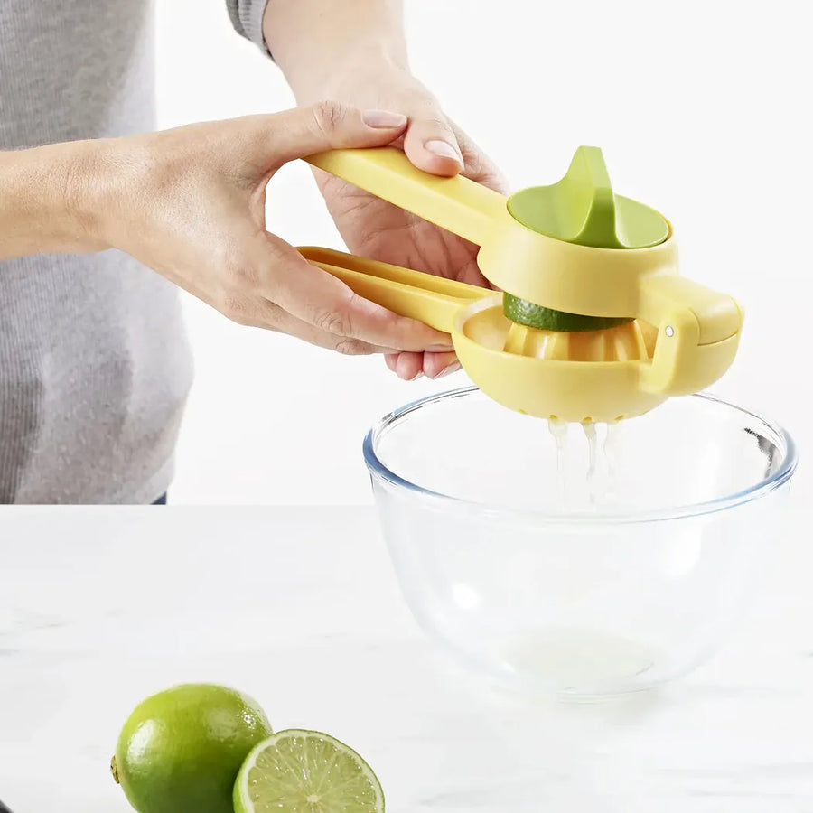 Joseph Joseph JuiceMax Dual-action Yellow Citrus Press