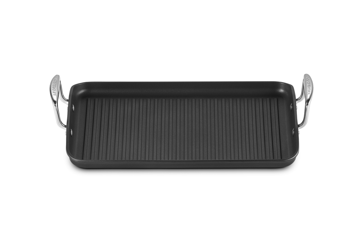 Le Creuset Toughened Non-Stick Ribbed Rectangular Grill 35cm