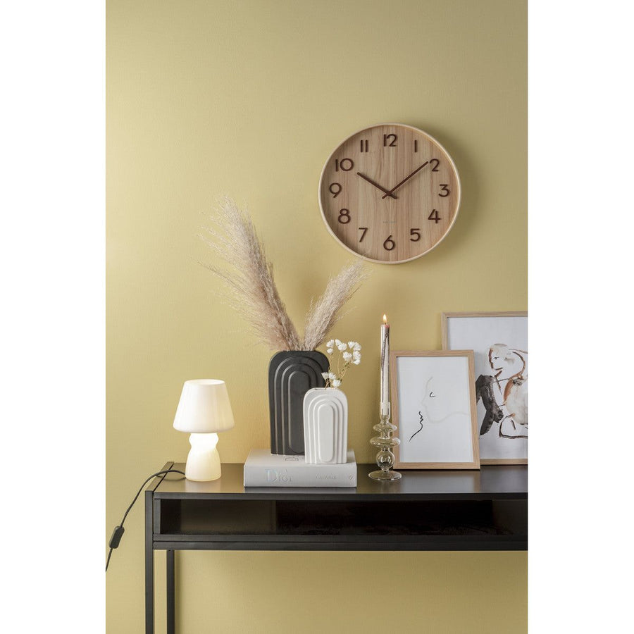 Karlsson Pure Light Basswood Medium Clock