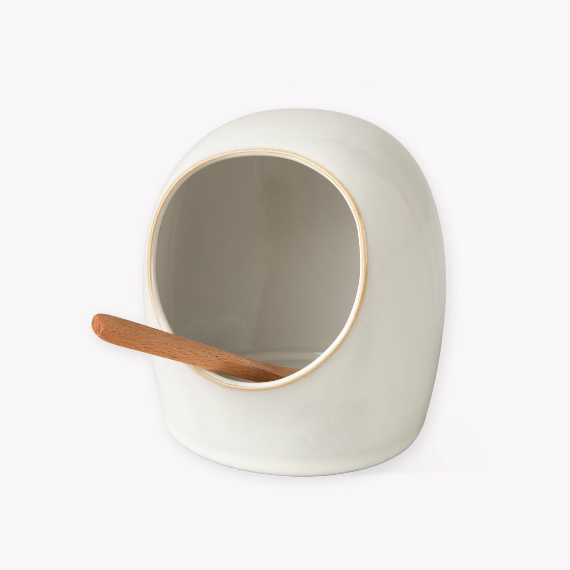 Garden Trading Ithaca Salt Cellar White