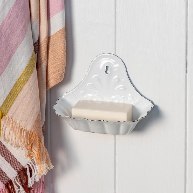 Rex Wall Mounted Enamel Soap Dish