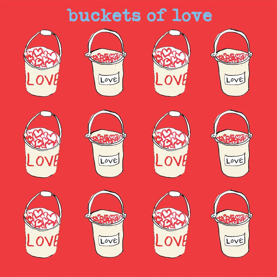 Poet & Painter Bucket Of Love Card