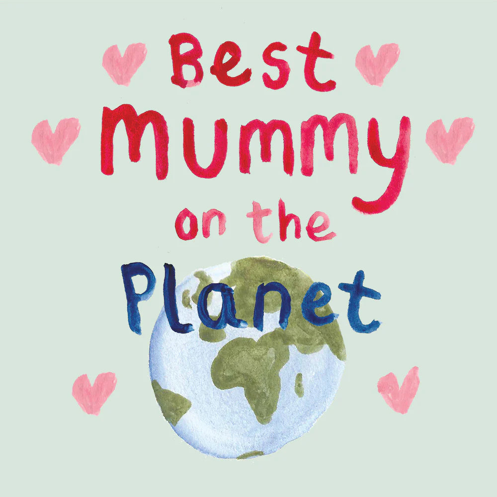 Poet & Painter Best Mummy On Planet Card