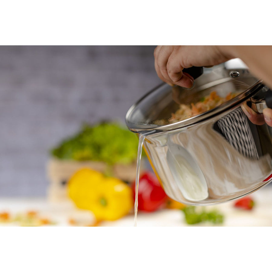 Kuhn Rikon Stainless Steel Allround Strain Saucepan Set