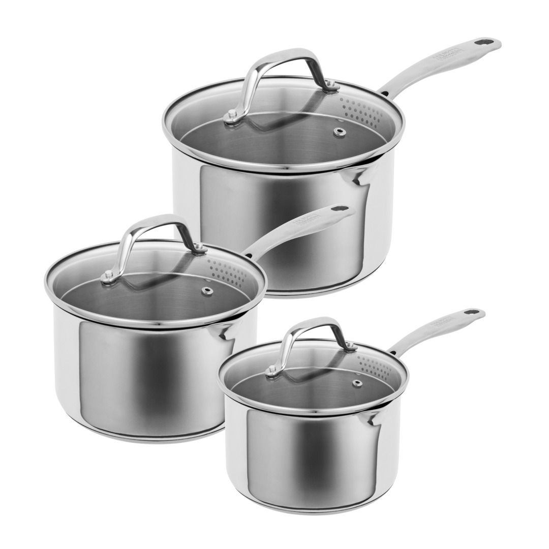 Kuhn Rikon Stainless Steel Allround Strain Saucepan Set